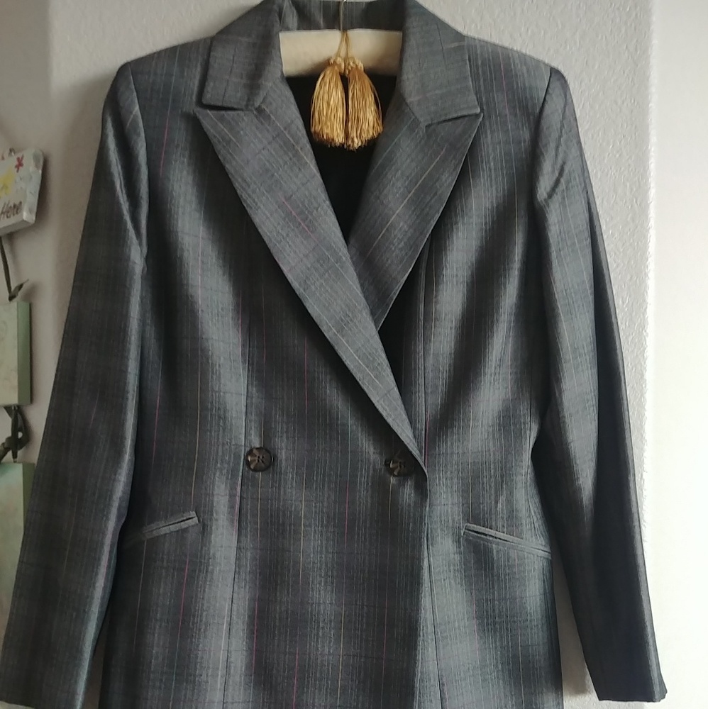 Vintage 90s women's business skirt set